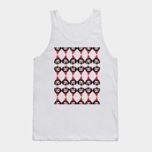 Mass Hysteria Clown King | Hysterical Acid Bath Mirror Boom | Surreal Pop Art Candy Design By Tyler Tilley Tank Top